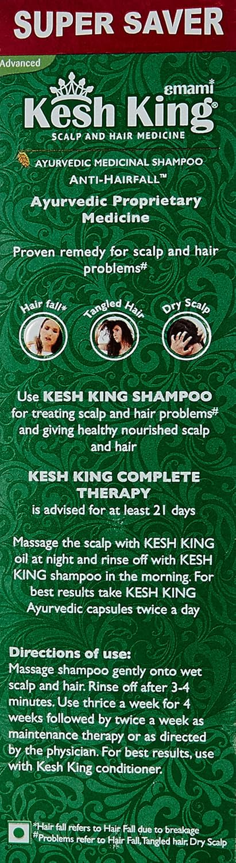 Kesh King Aloevera Herbal Shampoo, 300Ml image number 2