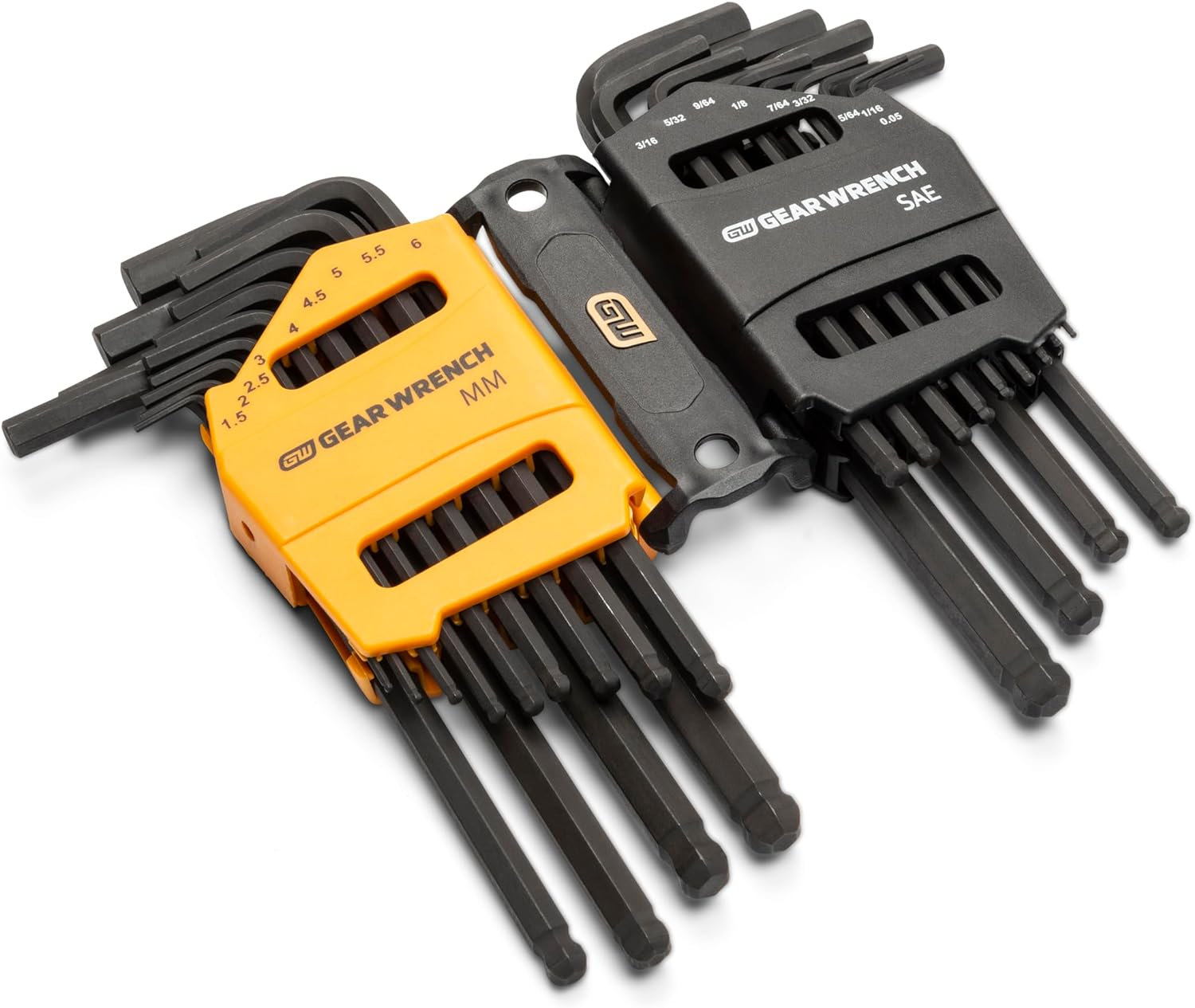 GEARWRENCH 26 Piece Sae/Metric Ball End Long Arm Hex Key Set - 83505 image number 3