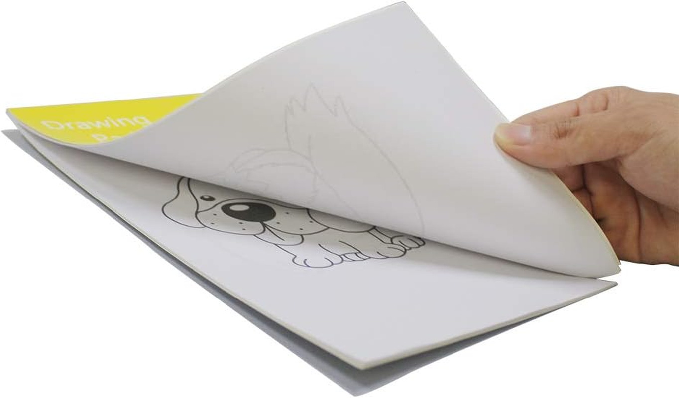 MIAOKE 168 Piece Art Set, Drawing Box for Children - Colored Pencils, Crayons, Oil Pastels, Watercolor Cake, Eraser, Pencil Sharpener, HB Pencil,18-Page Sketch Pad image number 4