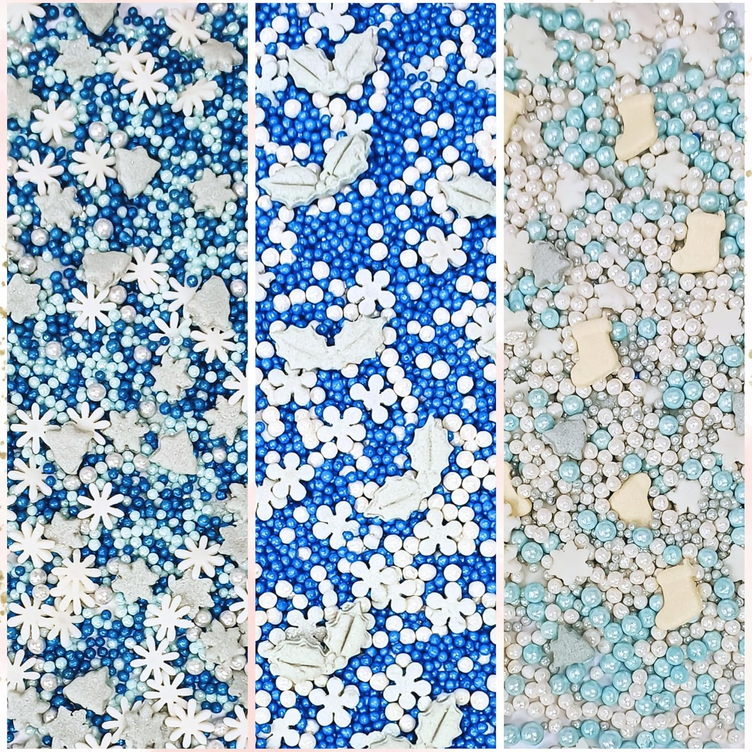 Confect Christmas Sprinkles | Sprinkles for Baking & Cake Decorative | Cookie Sprinkles| Dessert Decorating Sprinkles - 3.5 Oz (New-Cc-Sprinkles-28) - New-Cc-Sprinkles-25 image number 3