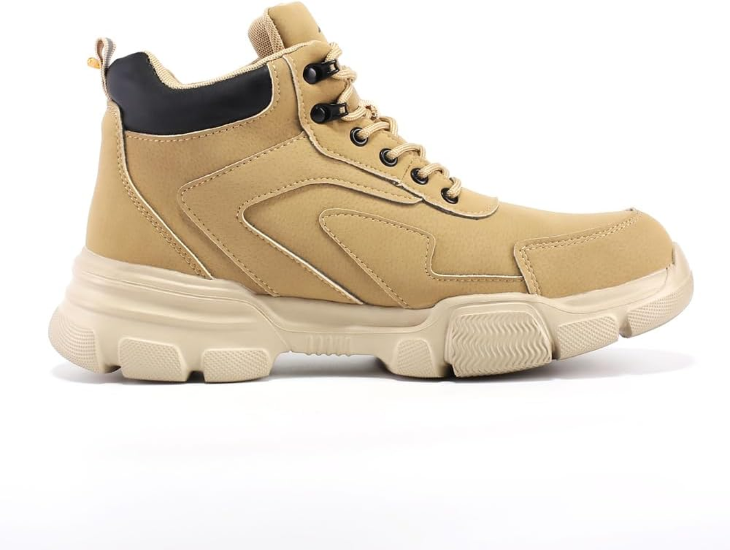 Safety Boots Men Women Work Boots Waterproof Steel Toe Cap Boots Lightweight Comfortable Safety Trainers Non-Slip image number 5