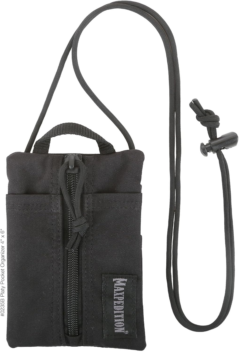 MAXPEDITION Platy Pocket Organizer, Durable EDC Tool Pouch for Men, Neck Wallet with Paracord Lanyard, Holds Flashlight, Multitool, Pen, Notebook image number 6