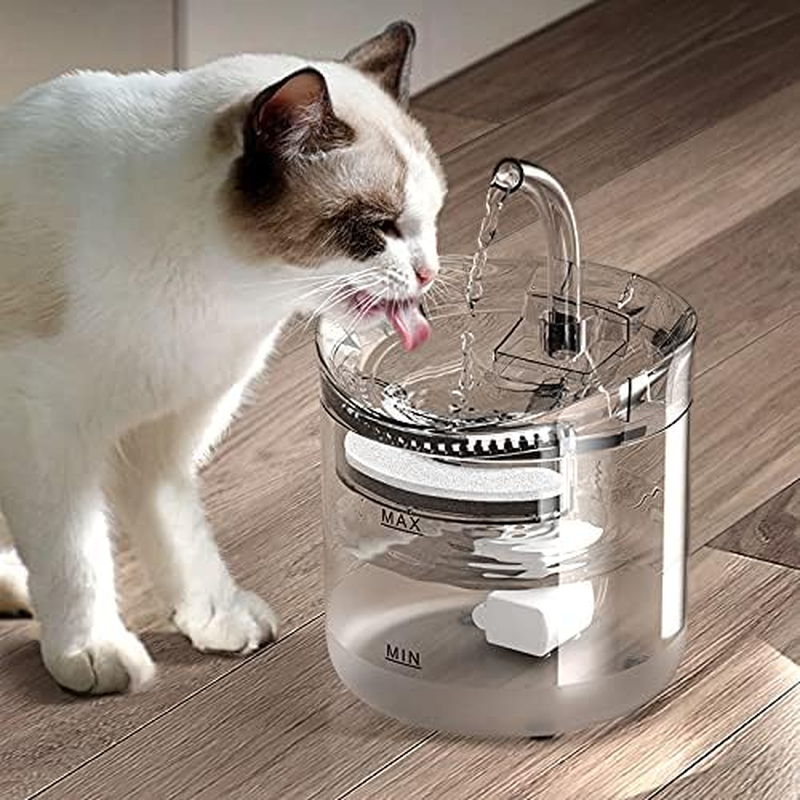 Pet Water Fountain Cat Dog Automatic Electric Sensor Drink Dispenser Filter AUS (Basic Kit(Au Plug)) image number 5