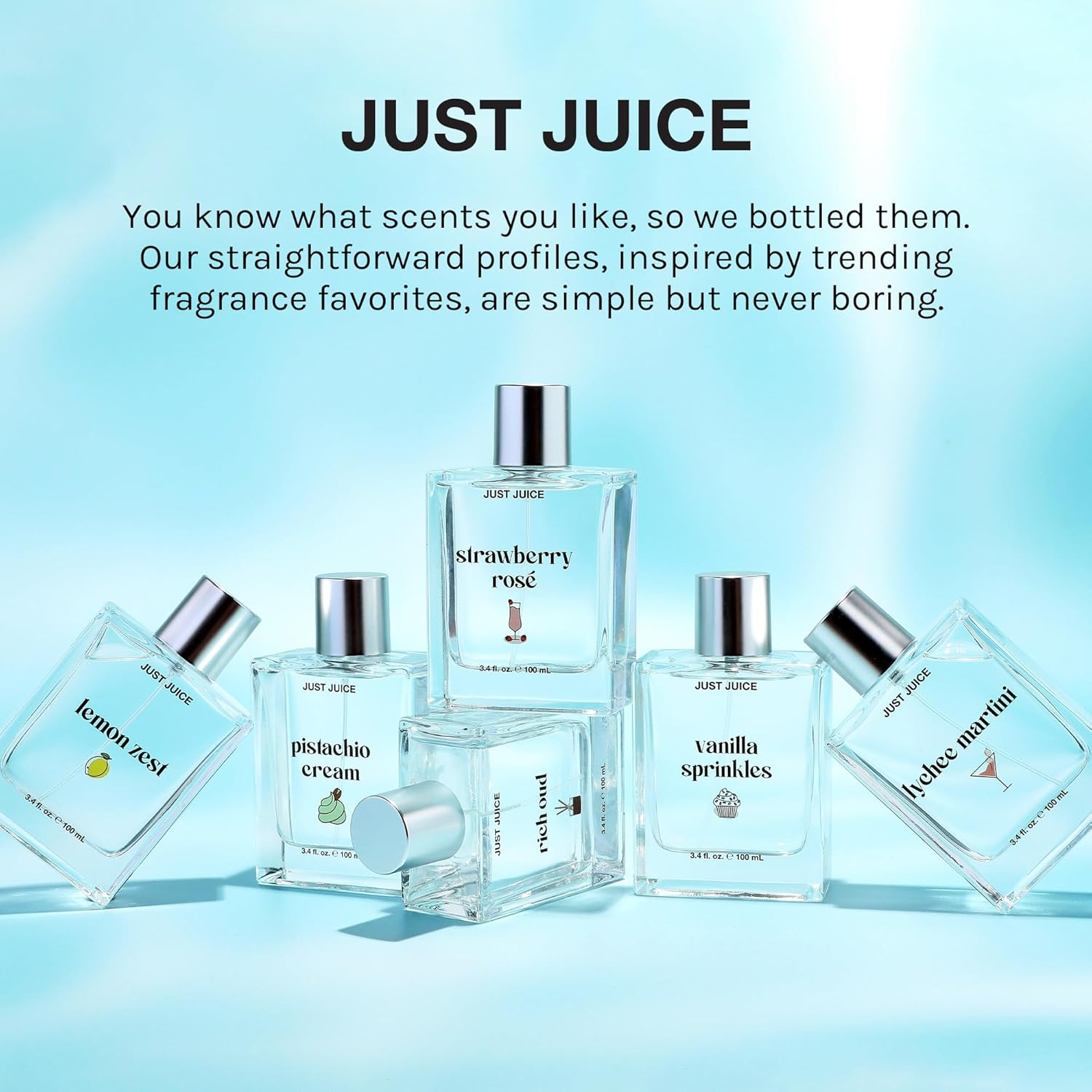 Just Juice Pistachio Cream - Gourmand Perfume for Women and Men - Notes of Pistachio, French Vanilla, and Creamy Woods - 100 Ml image number 2