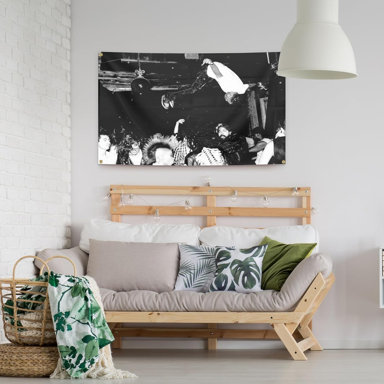 BYADKOA- Playboi Carti Die Lit Album Cover Flag Banner Aesthetic Decorative Durable Man Cave Wall Tapestry with 4 Brass Grommets 3X5 Feet Flag Suitable for Indoor and Outdoor Decorate for College Dorm image number 1