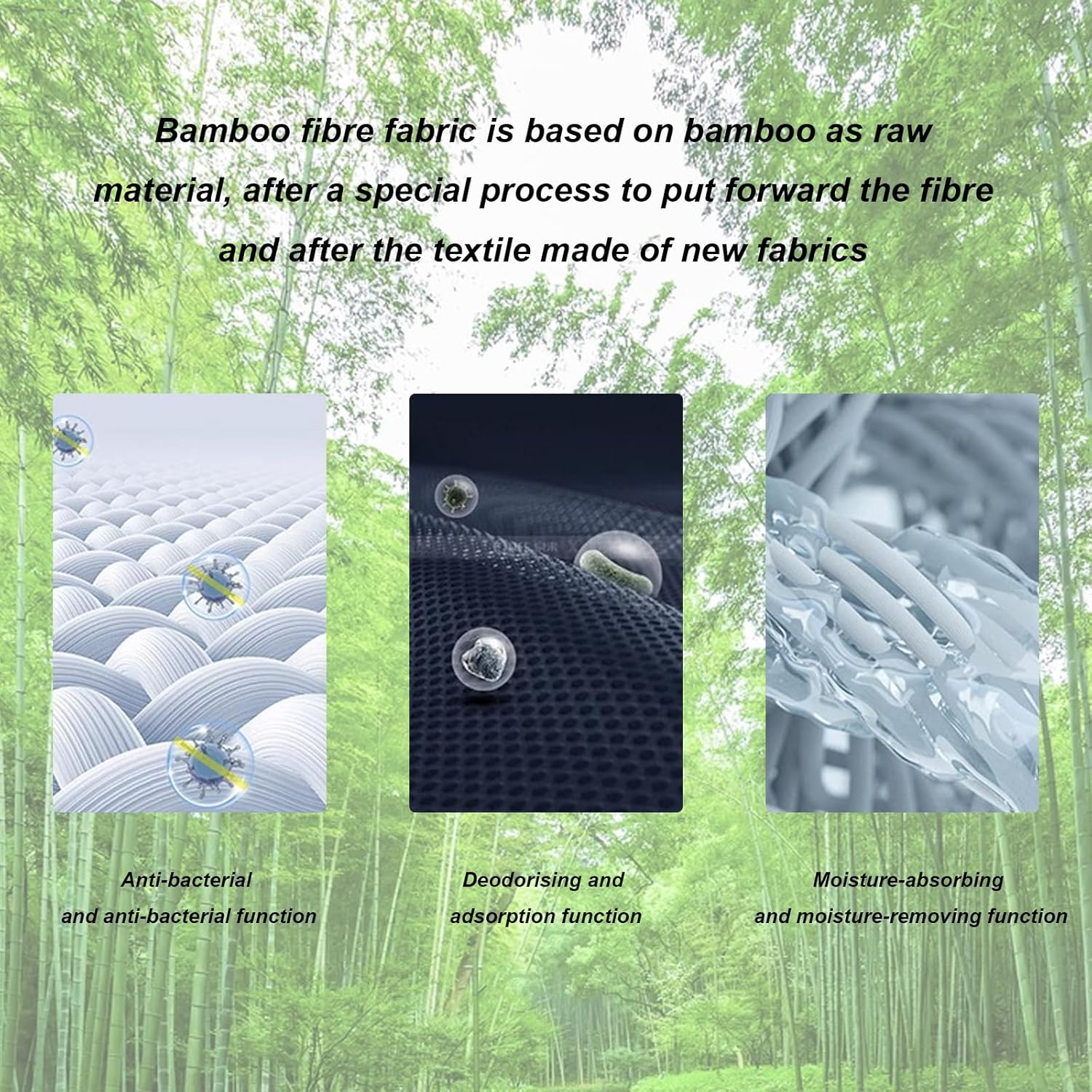 6 Pairs Black Bamboo Crew Socks - Breathable & Moisture Work Socks for Men & Women, Business Commuter Socks,Soft Casual,Skin-Friendly,Daily Wear