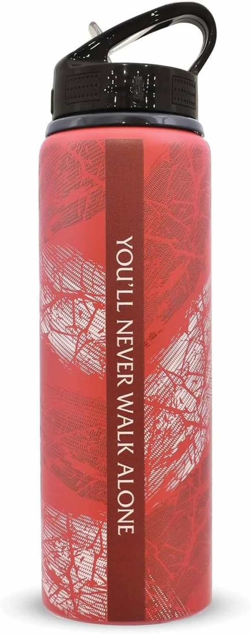 Liverpool FC Printed Aluminium Water Bottle (One Size) (Red/Black/White), Red/Black/White, One Size image number 1