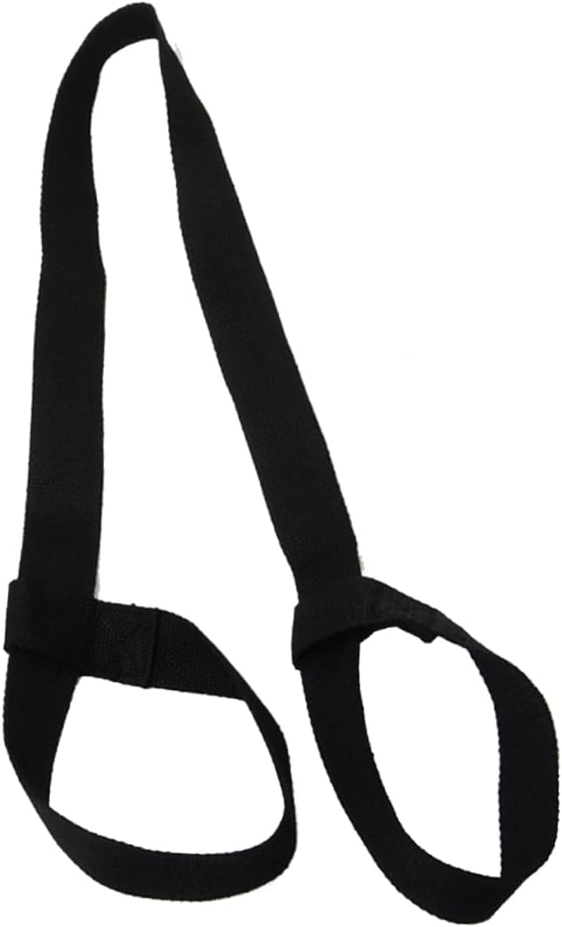 KOMBIUDA Adjustable Yoga Mat Strap - Exercise Carrying Strap for Workout Mats - Yoga Accessories - Black Suspenders for Fitness and Sports image number 7