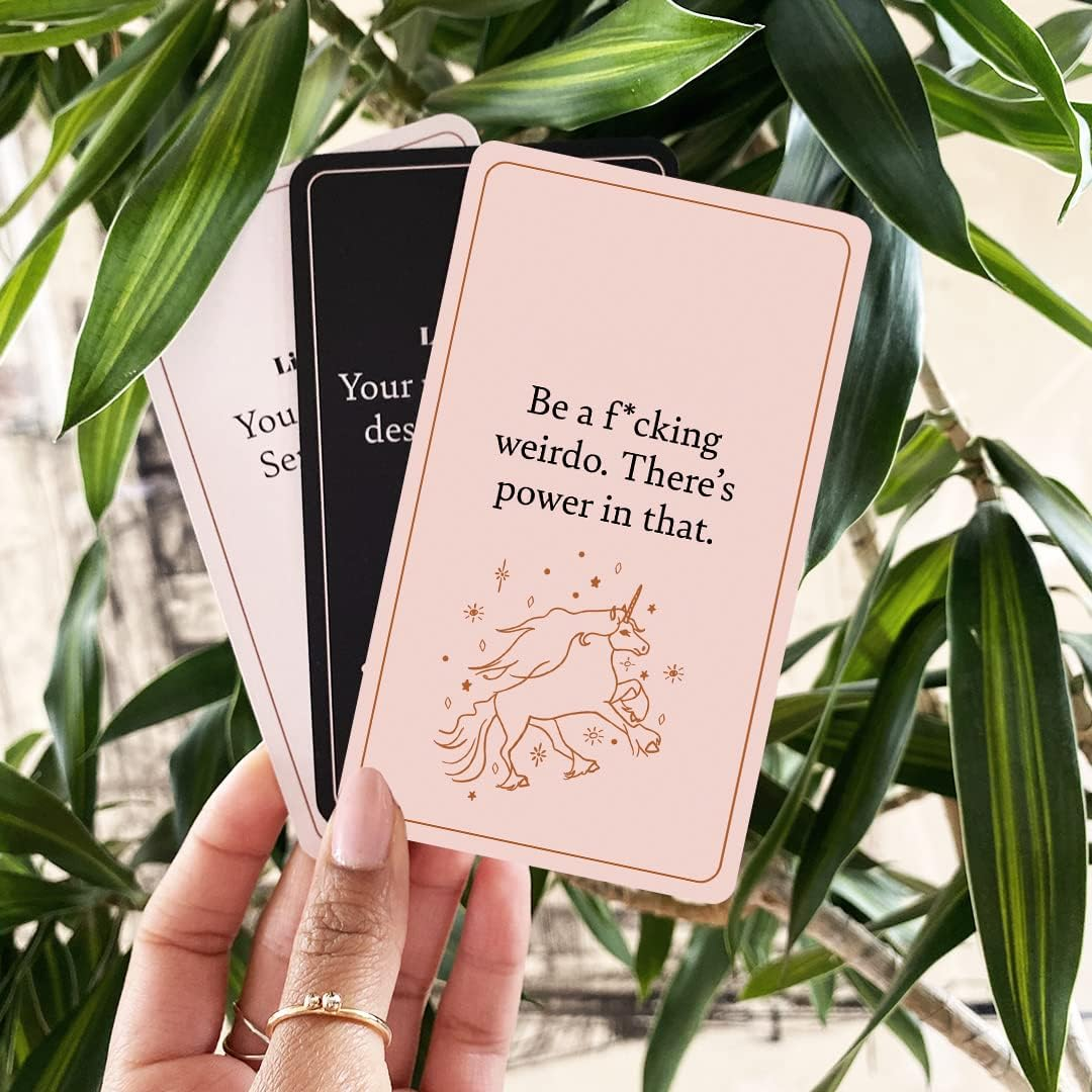 Affirmation Cards | 50 Daily Affirmations to Remind You Who the F*Ck You Are image number 6