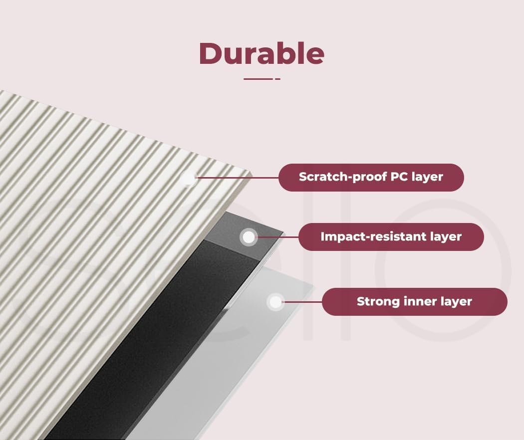 Slimbridge 4Pcs Luggage Set 14"+20"+24"+28" Suitcase Trolley, Travel Carry on Packing Luggage with Built-In Lock, Hard Shell Wheels Spinner Luggages Suitcases, White image number 2