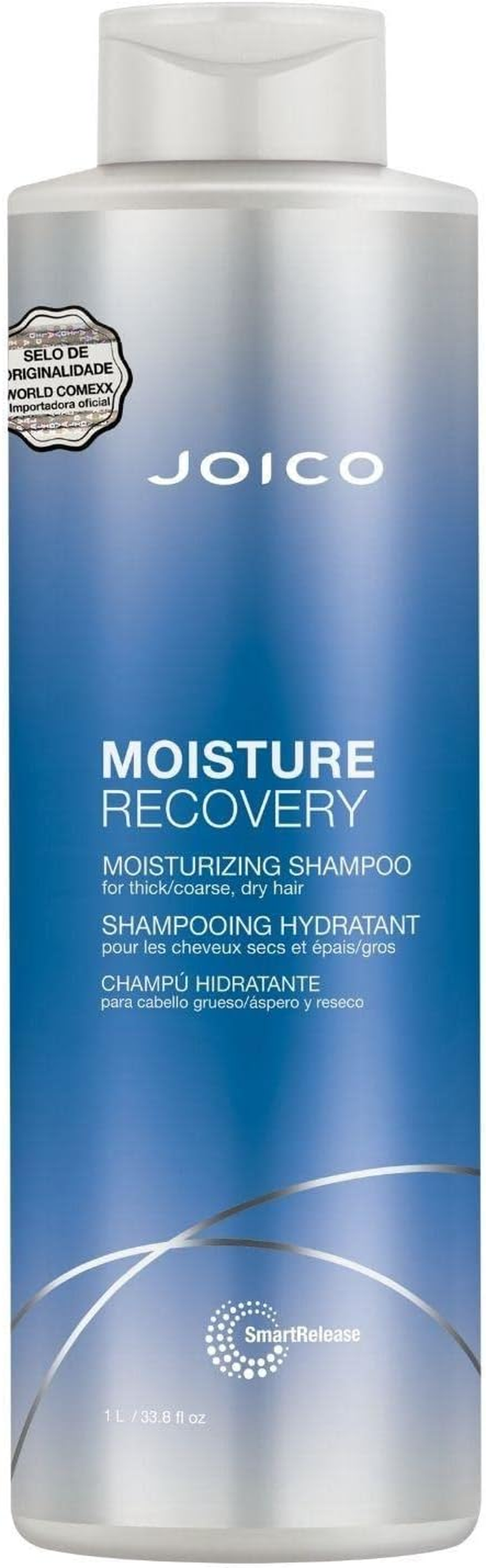 Joico Moisture Recovery Shampoo by Joico for Unisex - 33.8 Oz Shampoo, 1 Liters