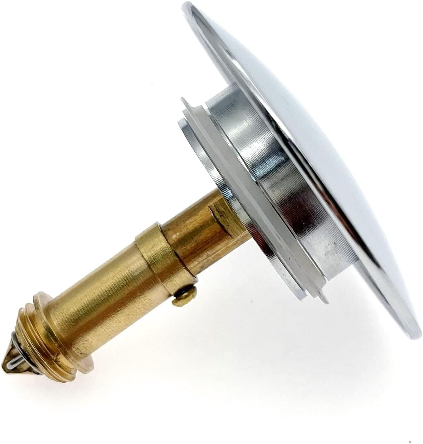 Pop up Bath Plug - Universal 66Mm Push Stopper with 28Mm Bouncing Core Metal Sink Plug for Bathroom Kitchen Sewers image number 4