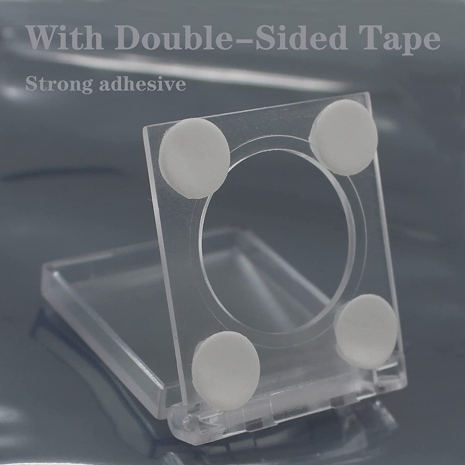 2PCS PC Power Button Cover, Light Pad Switch Cover, Power Button Cover Child Proof Safety Push Button Switch Cover Guard Protector for Computer PC Desktop image number 1