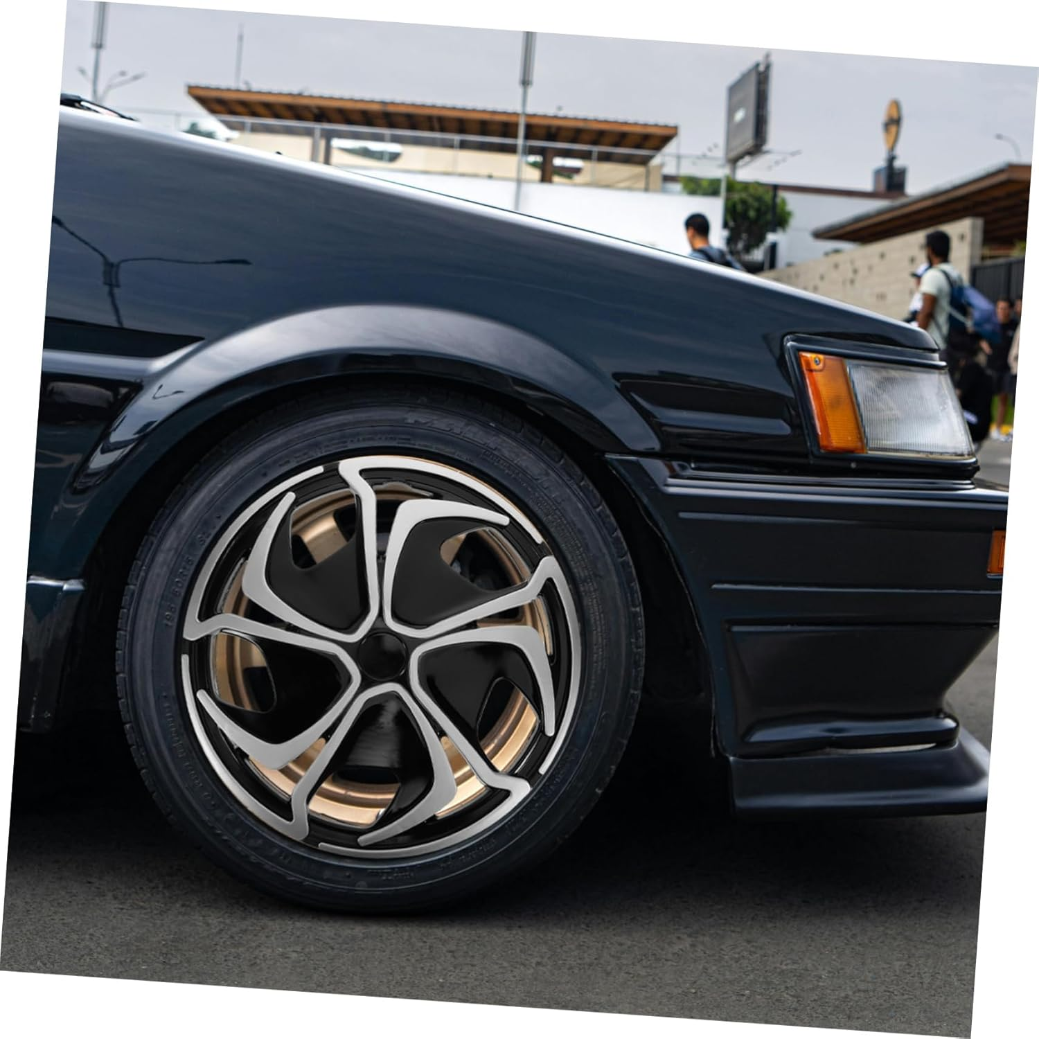 SOLUSTRE Wheel Cover Protector for Car Rims Automotive Stylish Designs for Wheel Options