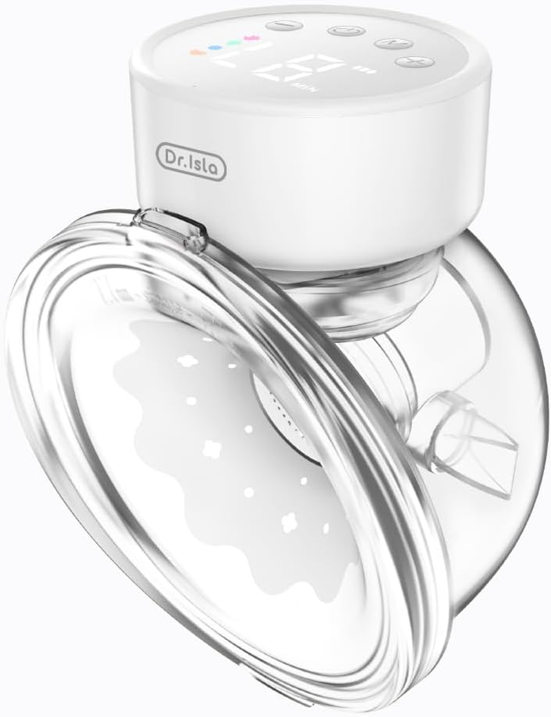 Hands-Free Breast Pump EB29 White, Wearable Pump with Comfortable Double-Sealed Flange(19Mm 24Mm 27Mm), Painless & Silent, 4 Modes & 12 Levels Memory Function for Easy Pumping, Smart Display，8-Piece Set, White image number 6