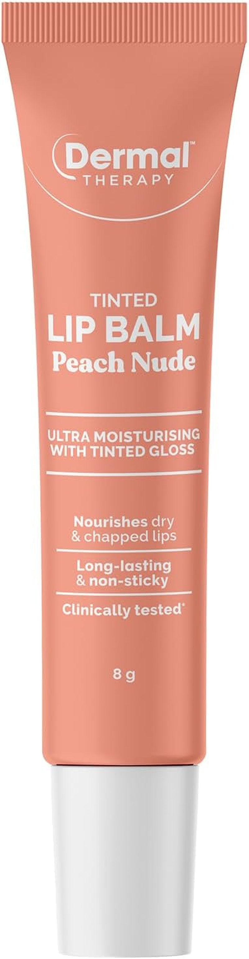 Dermal Therapy Tinted Lip Balm Peach Nude | Ultra Moisturising | 8G image number 2