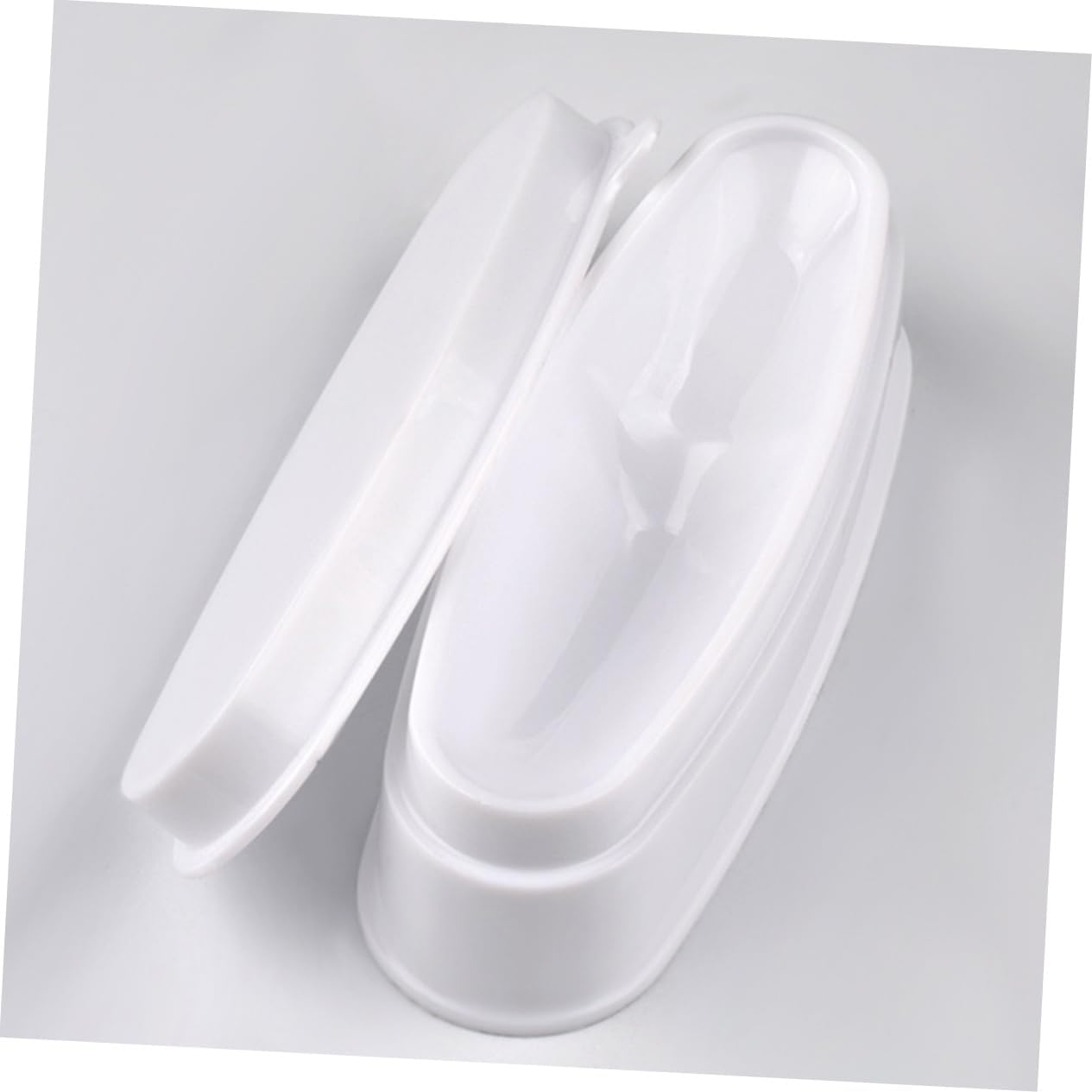 NOLITOY 2Pcs Nail Dip Powder Jar for Sequins Case Dipping Powder Tray Holders for Nail Art Case Easy French Dip Trays image number 1