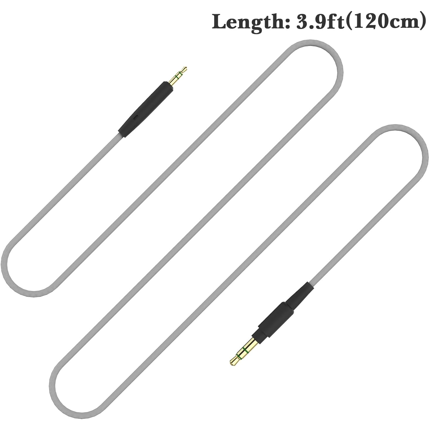 Linkidea Audio Cable Compatible with JBL Tour One, Tour One M2, Tune 660NC, Live 660NC, Live 650BTNC, Tune 770NC, Tune 760NC, Tune 750BTNC, 3.5Mm to 2.5Mm Replacement Aux Cord (3.9 Ft/1.2 M) image number 3