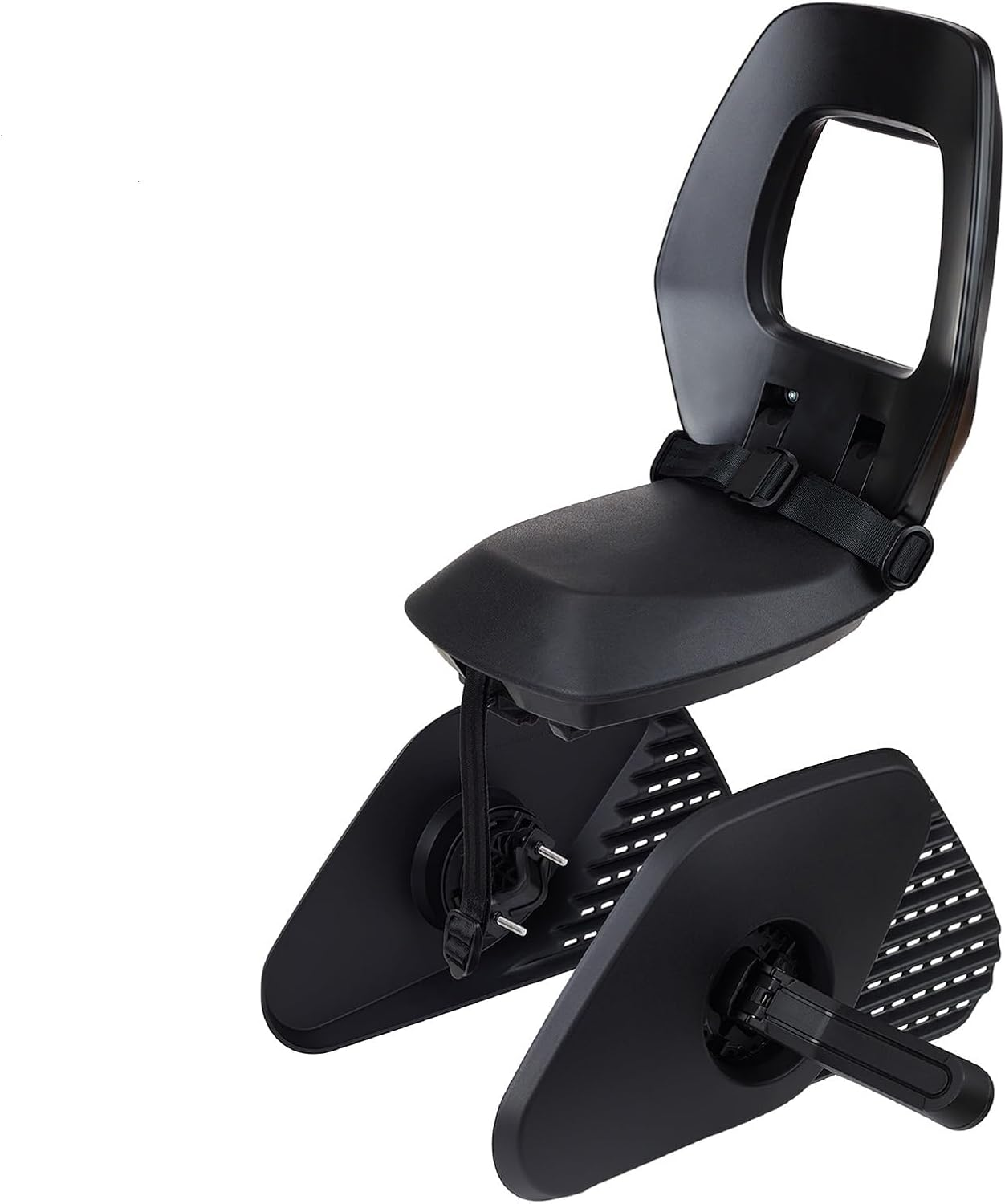 BOBIKE 8011900001 - Rear Bicycle Seat MIK-HD Luggage Carrier One Junior, for Children Aged 6+, up to 27Kg, Foldable, Ergonomic, Safe and Easy to Install without Tools, Black