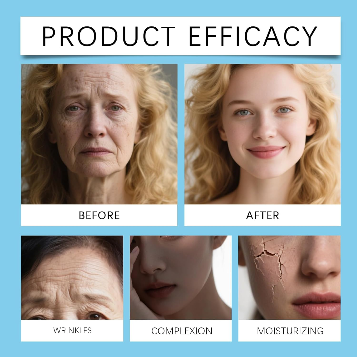 Polypeptide Collagen Firming Cream - Peptide Collagen Elastic Essence Cream - Anti-Wrinkle Firming Lotion for Tightening and Lifting, Improves Skin Elasticity and Reduce Fine Lines (8 Boxes) - 2 Boxes image number 3