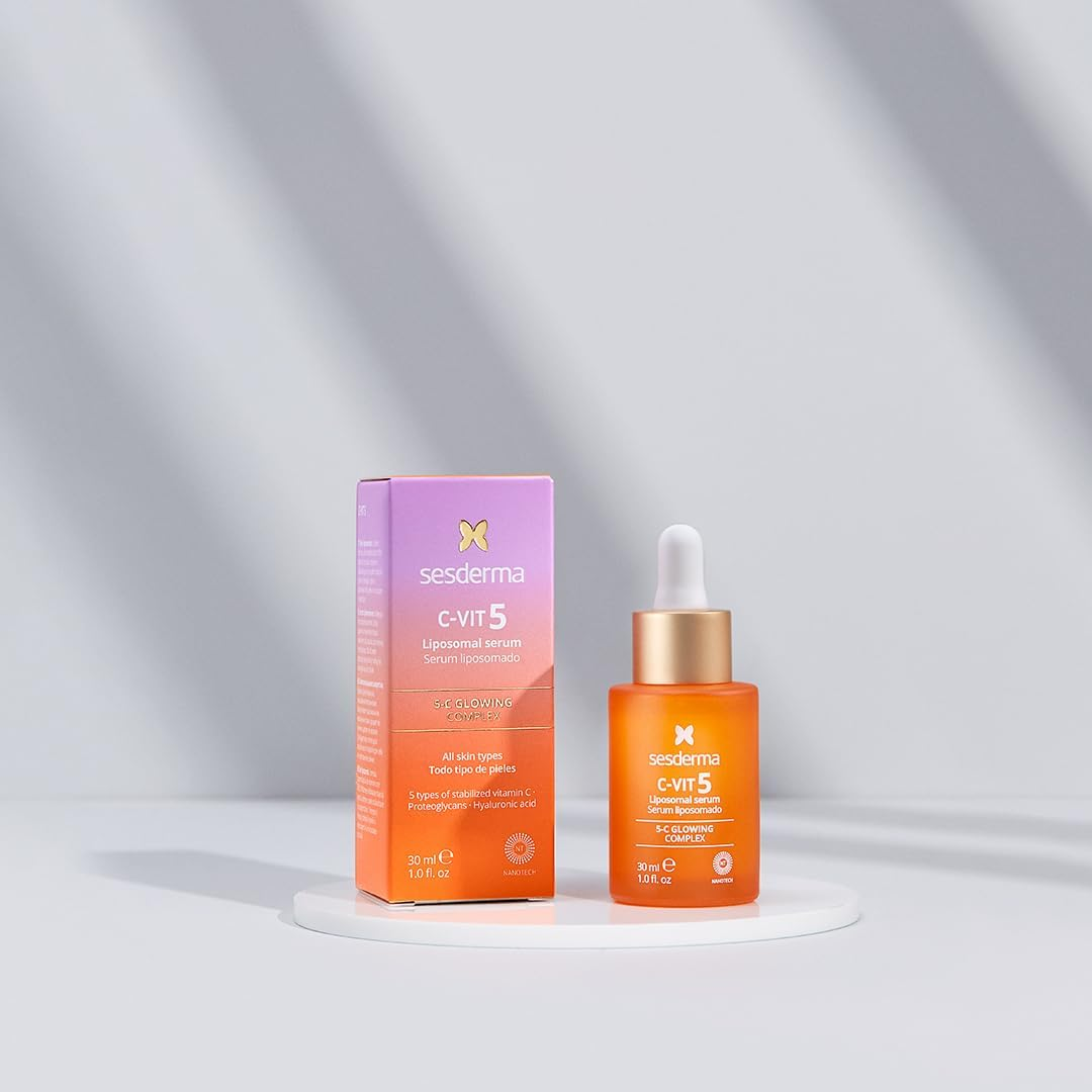 Sesderma C-VIT 5 Vitamins | Hydrated and Radiant Skin | Antioxidant Serum | Pigmentation | Professional Skincare 1.0 Fl. Oz image number 2