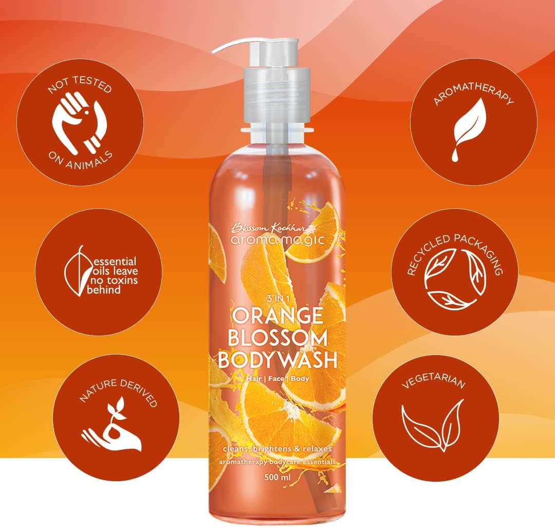 Aroma Magic Orange Blossom Body Wash, 500Ml image number 6