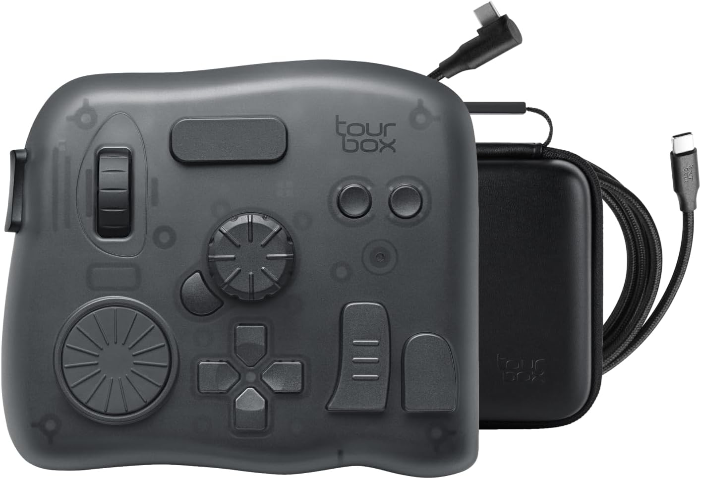 Tourbox Elite - Bluetooth Video Editing Controller Color Grading Speed Editor, Intuitive Control, Upgrade Material, Professional Digital Creator Console with Custom Software, Mac/Pc (Translucent Set) image number 3