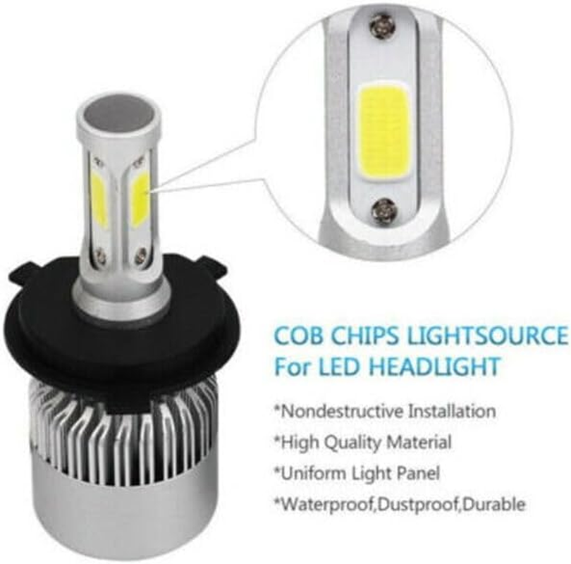 Tootoo H4 9003 2000W 300000Lm Led Headlight Kit Lamp Bulbs Globes High Low Beam Upgrade image number 3