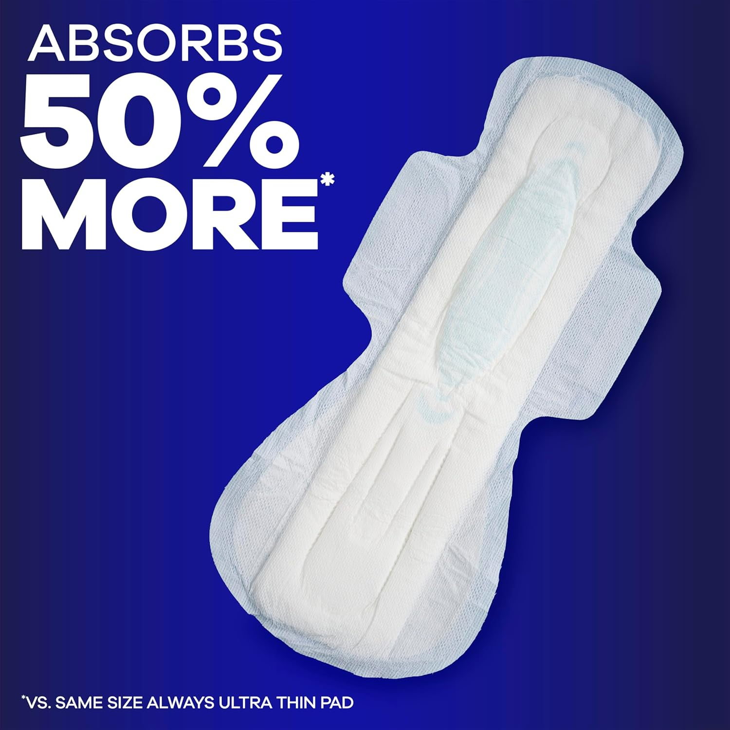 Always Extra Heavy Absorbency Maxi Overnight Pads with Wings, 36 Count image number 4