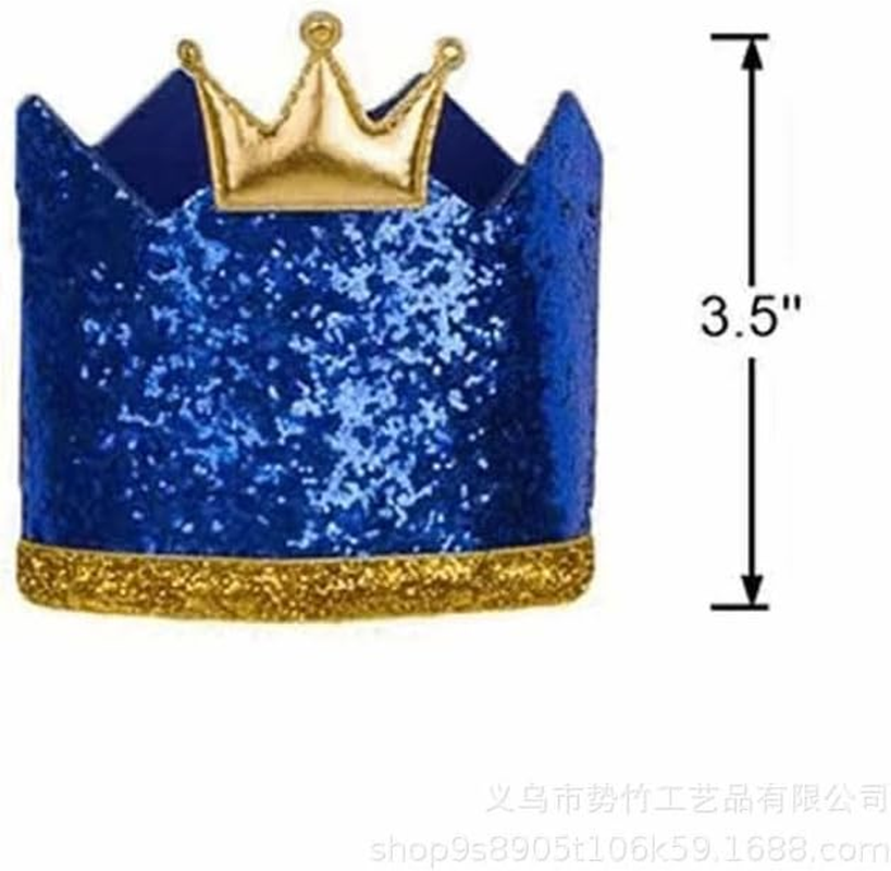 Generic Dog Birthday Hat Bandana - Complete Set with Hat, Bandana, Scarf, Bow, Banner (Blue, One Size) image number 2