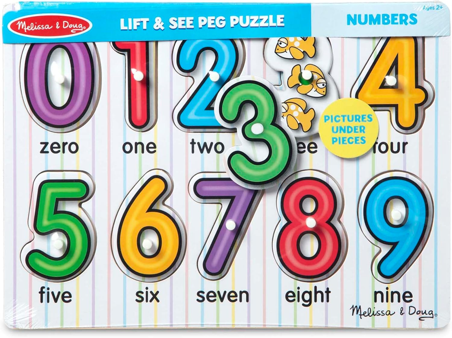 Melissa & Doug - Numbers Peg Puzzle image number 5