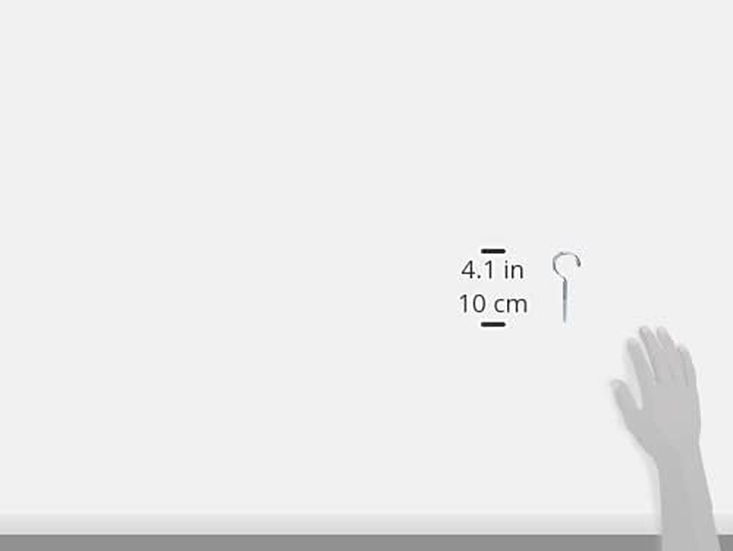 Merriway&reg; BH00110 Zinc Plated Screw in Ceiling Hook Steel, 100Mm (4 Inch) - Pack of 6 image number 2