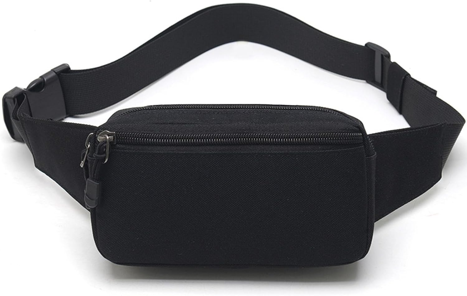 JMFCDA Minimalist Design Money Belt for Men & Women with Adjustable Strap Waist Bag- Ideal for Keeping Your Cash, Credit Card, Passport, Phone Safe When Traveling (Black) image number 4