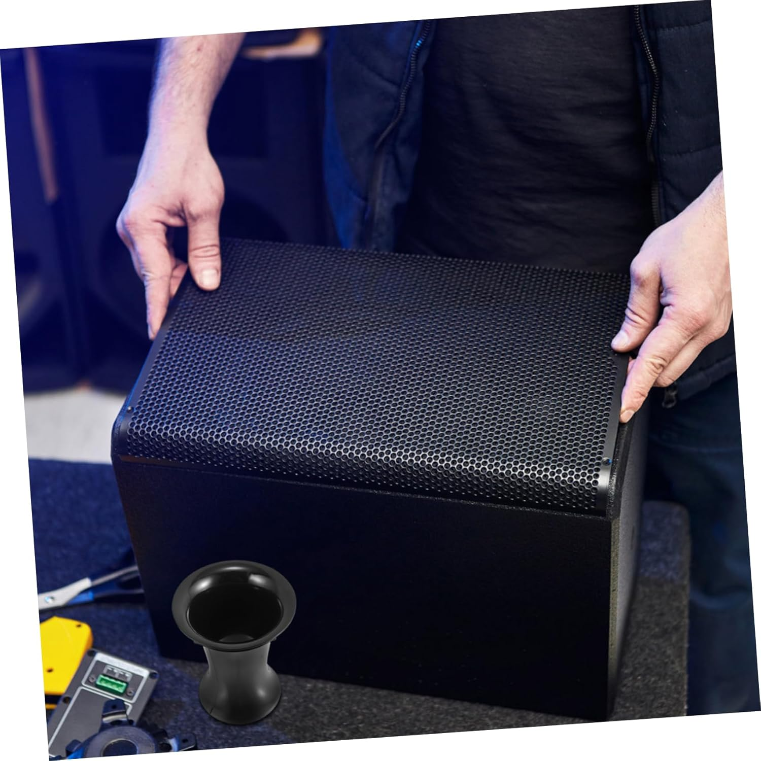 Operitacx Reflex Port Tube Speaker Bass Reflex Tube for Subwoofer DIY Speaker Repair Parts Air Vent Guitar Amp Ports image number 4