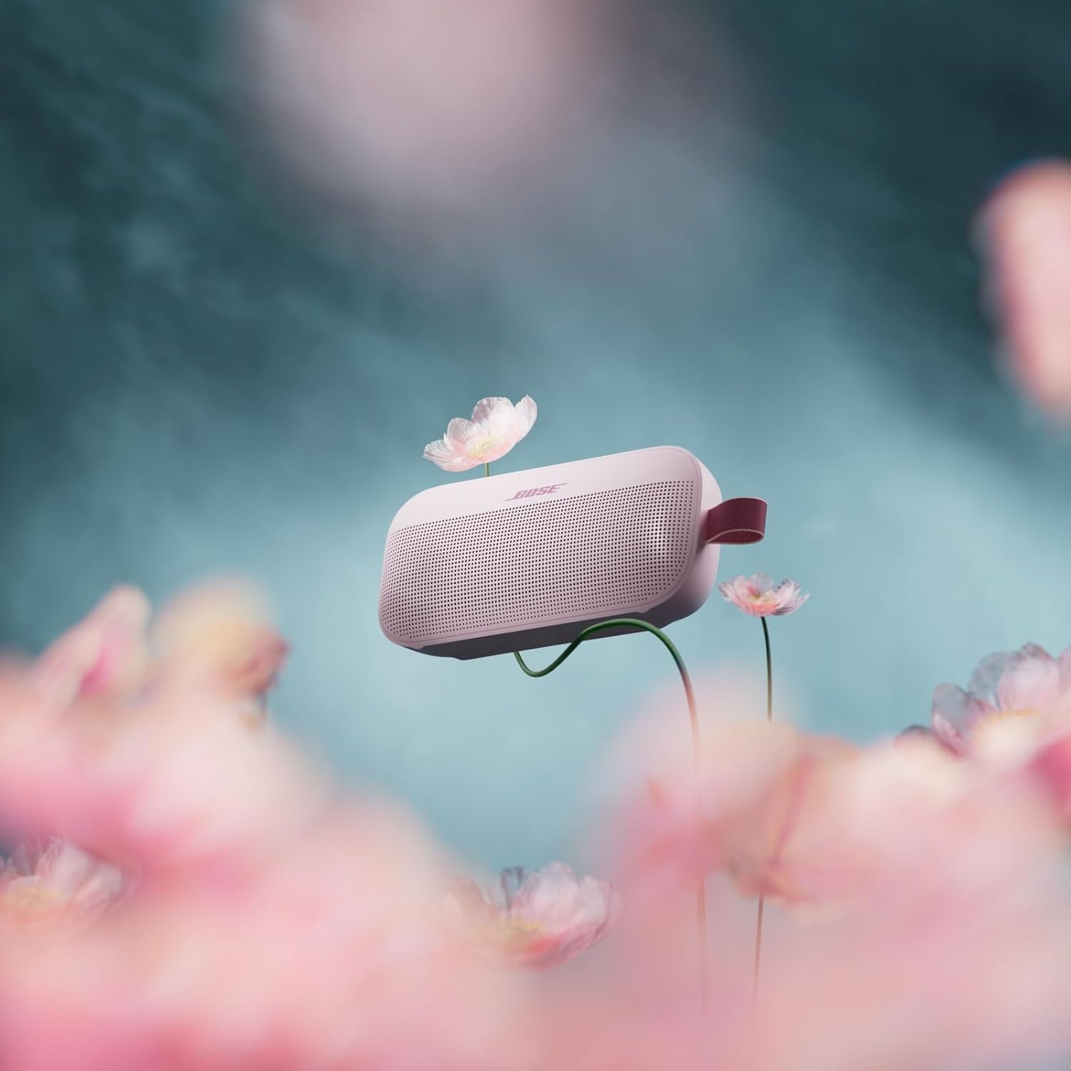 Bose Petal Pink Audio Duo - Quietcomfort Noise Cancelling Earbuds & Soundlink Flex (2Nd Gen) Portable Speaker - Limited Edition image number 3