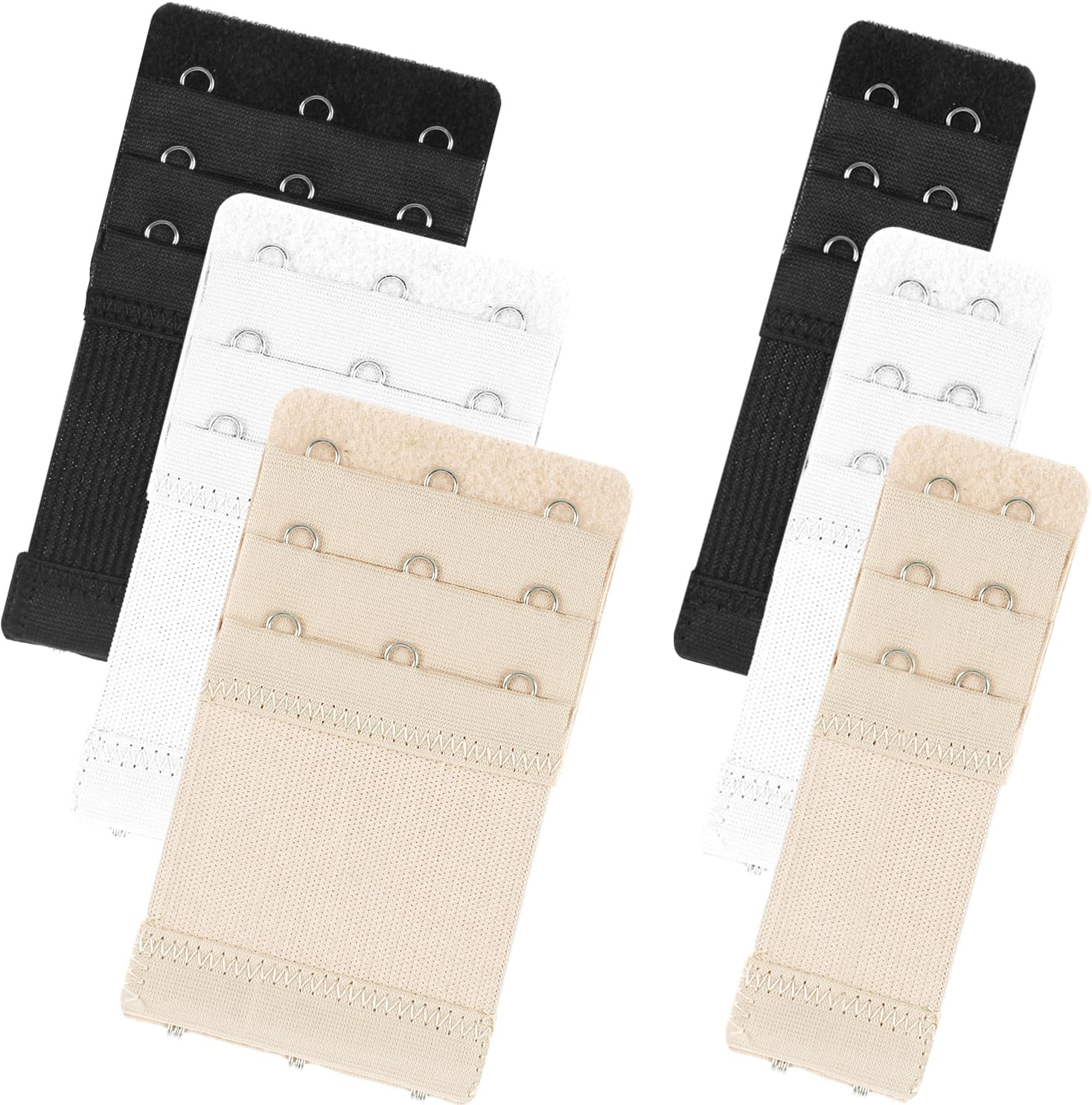 Bra Extender,H HOME-MART Women'S Bra Extender 3 Rows 2 Hooks 3 Hooks 4 Hooks 5 Hooks Bra Extension Strap Soft and Comfortable