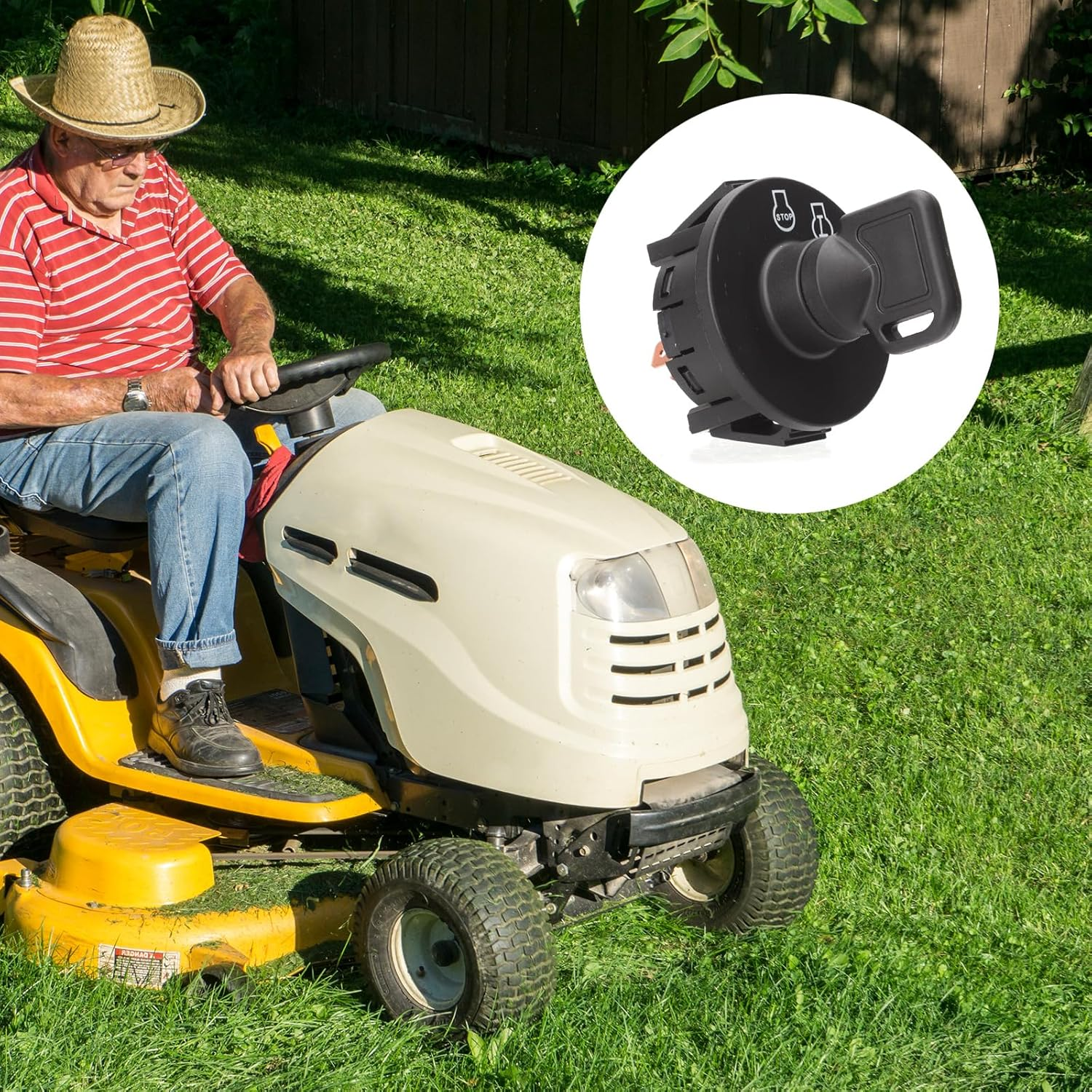 Lawn Mower Ignition Switch, Premium Lawn Tractor Ignition Key Switch with 5 Terminals Starter Ignition Compatible with Exmark Toro for Z Master Time Cutter SS ZS Series and Other Brand Lawn Mower image number 5