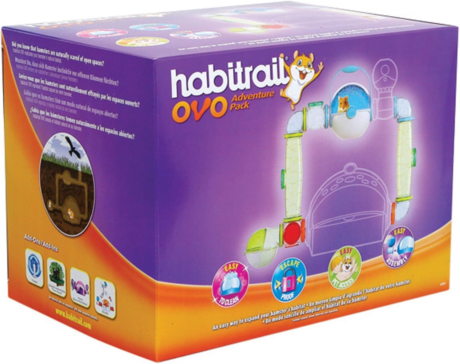 Habitrail OVO Adventure Pack, Hamster Cage & Accessories, Small Animal Habitat image number 3
