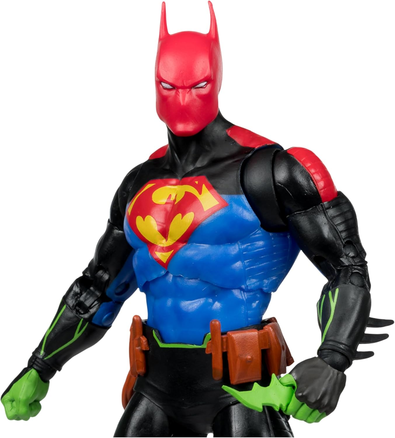 Mcfarlane Toys - DC Multiverse Batman/Superman Fusion (Batman/Superman: World'S Finest) 7In Action Figure image number 4