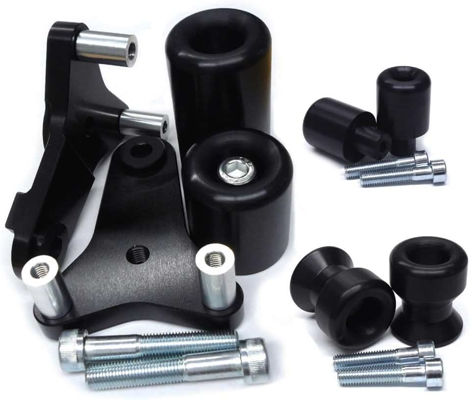 Shogun Motorsports 750-5459 No Cut Black Frame Sliders Suzuk
