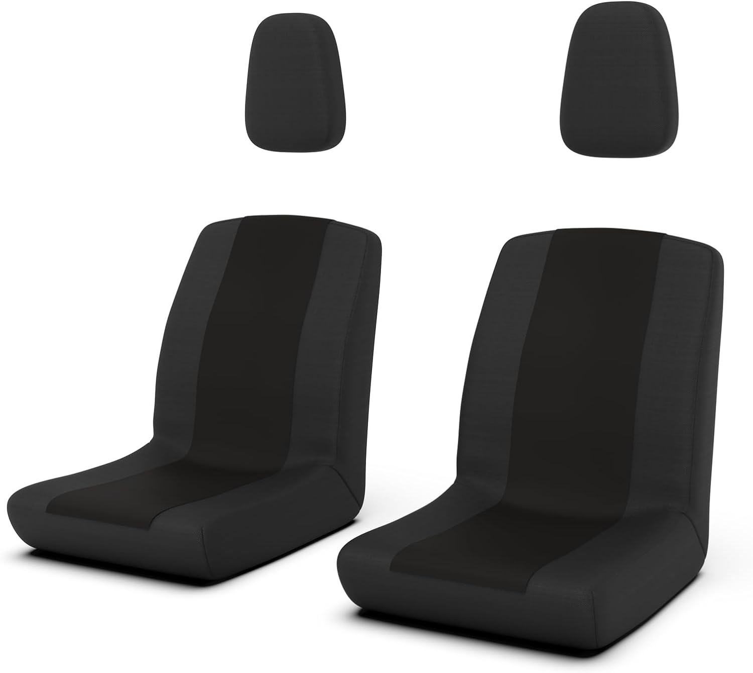 KEMIMOTO Seat Covers,Bucket Seat Cover Set Compatible with Rhino 450, Rhino 660, Rhino 700, Water-Resistance UTV Seat Covers Fits with Rhino Seat Cover with Headrest Cover Seat Cover Accessories 2PCS image number 2