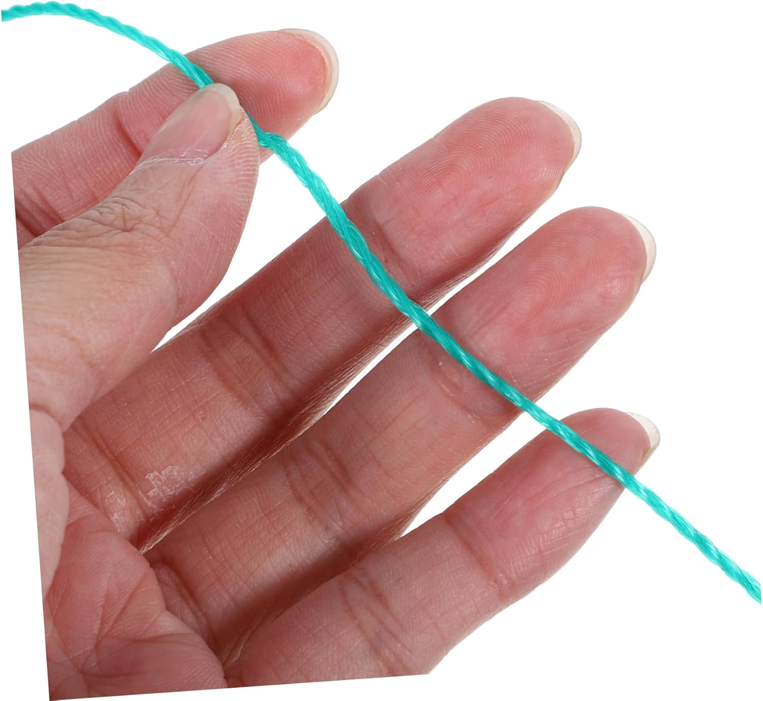 1 Roll Polyethylene Twine String for Climbing Plants Garden Twine Rope Fishing Net String Multi-Strand Green Rope for DIY Projects and Gardening Supplies image number 1