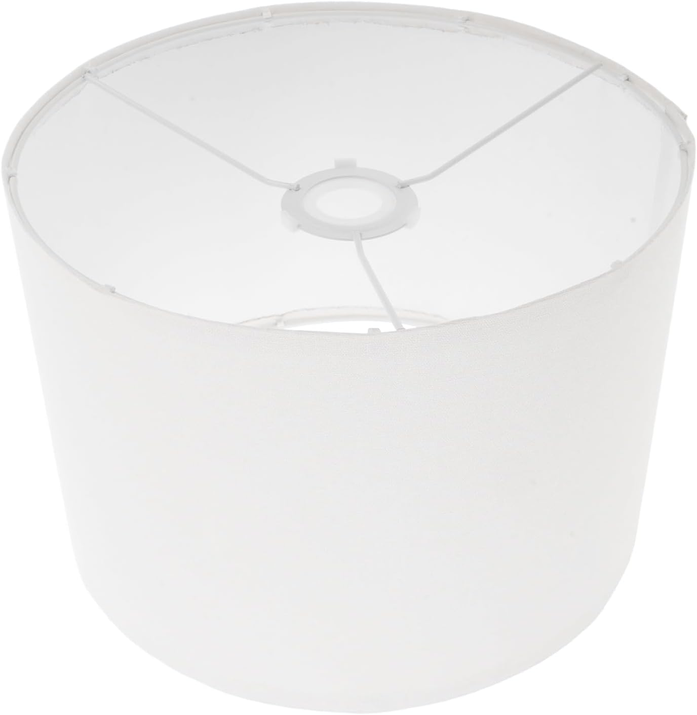 Levemolo Faux Linen Table Drum Lampshade Replacement Cylinder Lampshade Fabric Lamp Cover for Bedroom Living Room Bedside Side Table Lamp Khaki