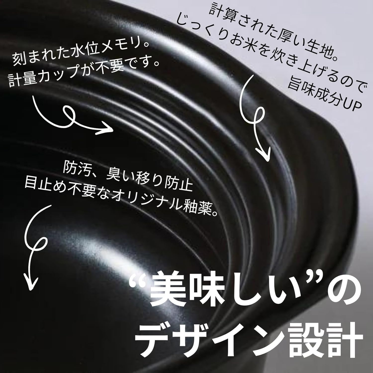 Ginpo Touki 46161 Banko Ware Ginpo Chrysanthemum Rice Pot, 2 Cooking, Double Lid, Rice, Earthenware, Compatible with Direct Fire, Lapis Glaze, Blue, Made in Japan image number 1