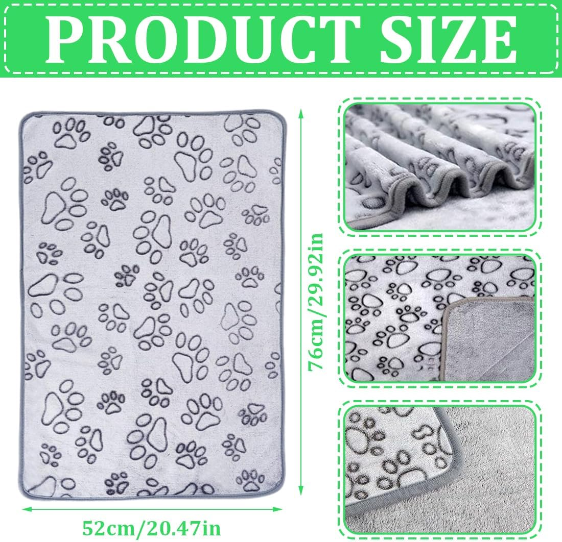 Dog Blanket Fluffy Cat Blanket Washable 52 X 76 Cm Soft Fleece Washable Fluffy Cat Blanket Pet Blanket for Small Medium Dogs Cats