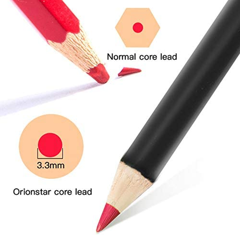 Orionstar Colored Pencils Set of 120 Colors with Zipper Case for Adult Artist Beginner, Vibrant Numbered Pencil with Premium Soft Core for Professional Drawing Art, Sketching, Shading, Coloring Book image number 5