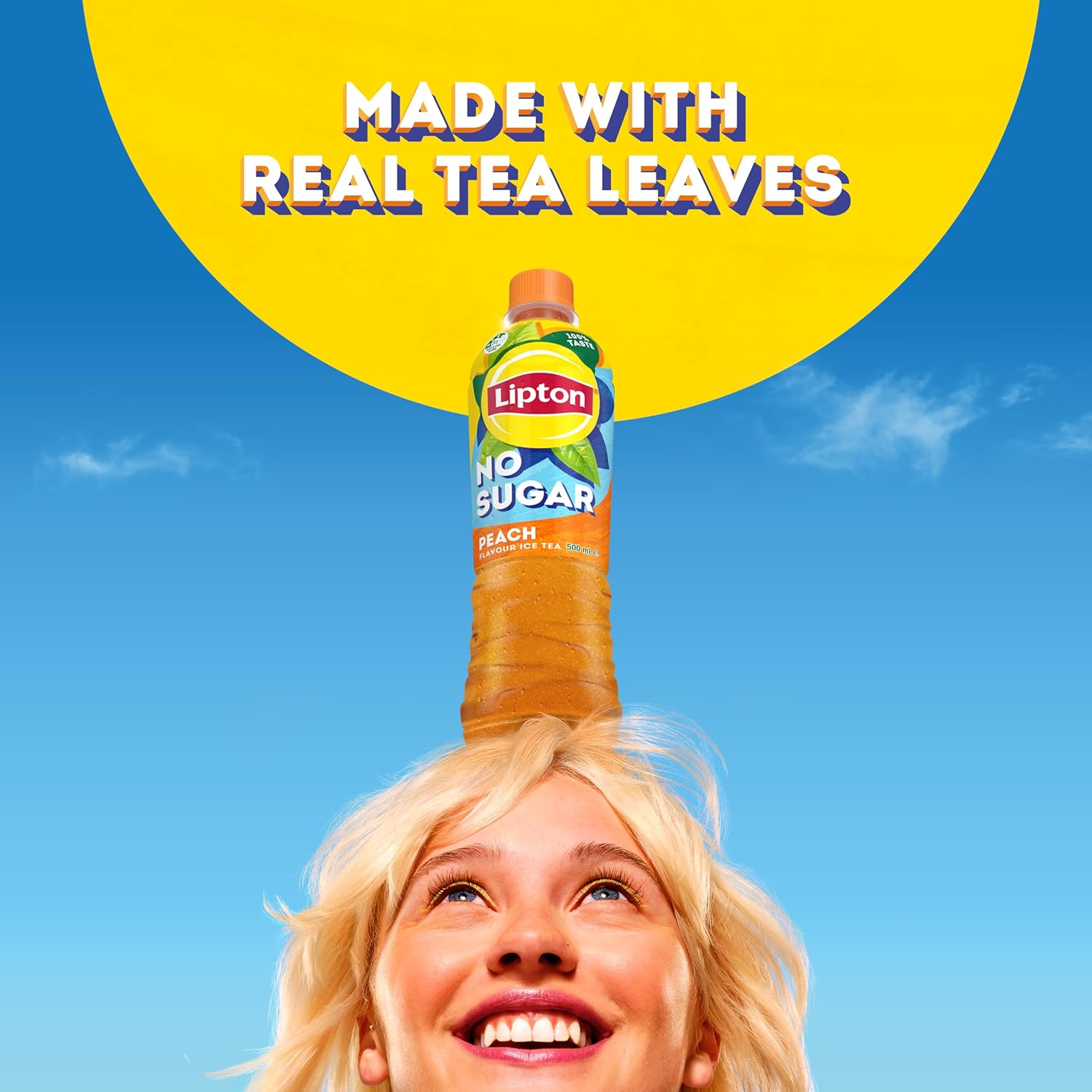 Lipton Ice Tea Peach No Sugar 500ML X 12 Pack image number 2