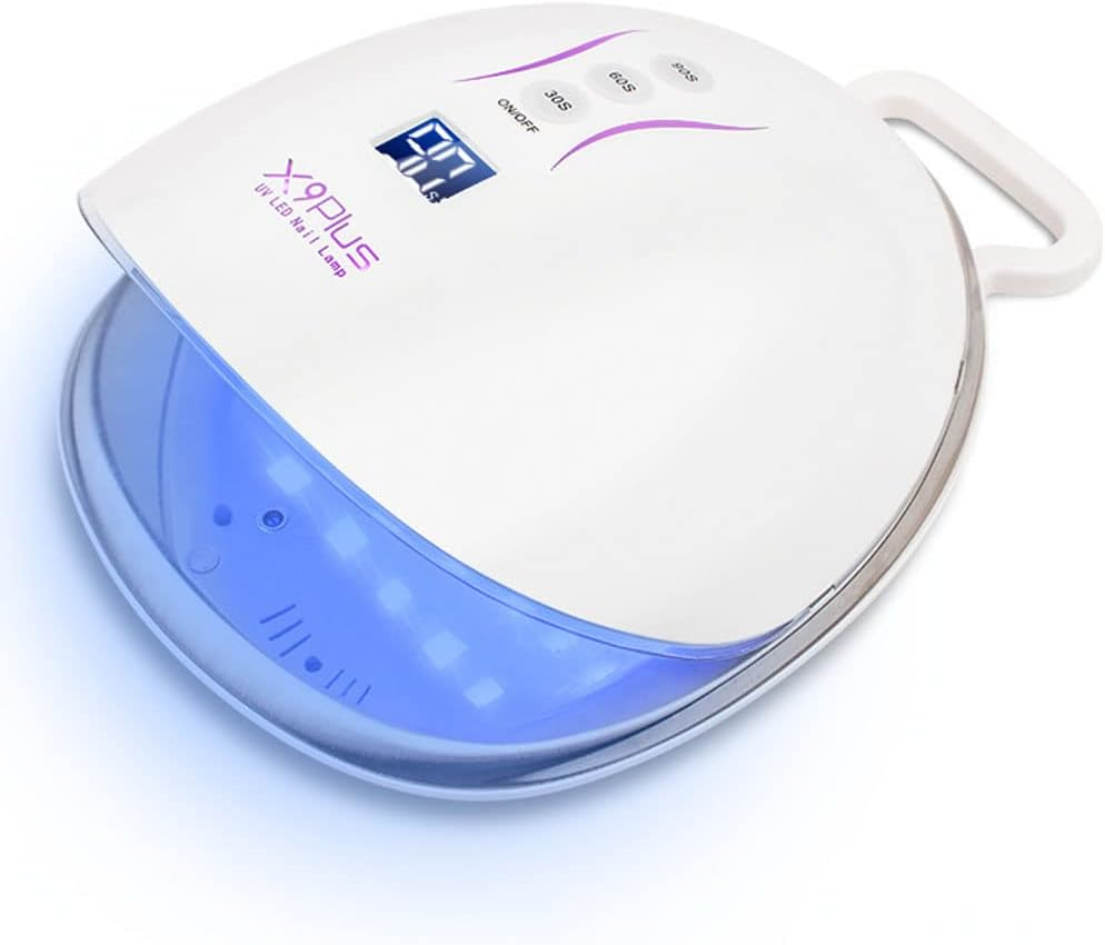 Nail Lamp, 48W Cordless LED Gel Nail Lamp,Rechargeable Professional Nail Dryer Light Wireless Portable Nail Polish Curing Lights,For Fingernail and Toenail(Pink)