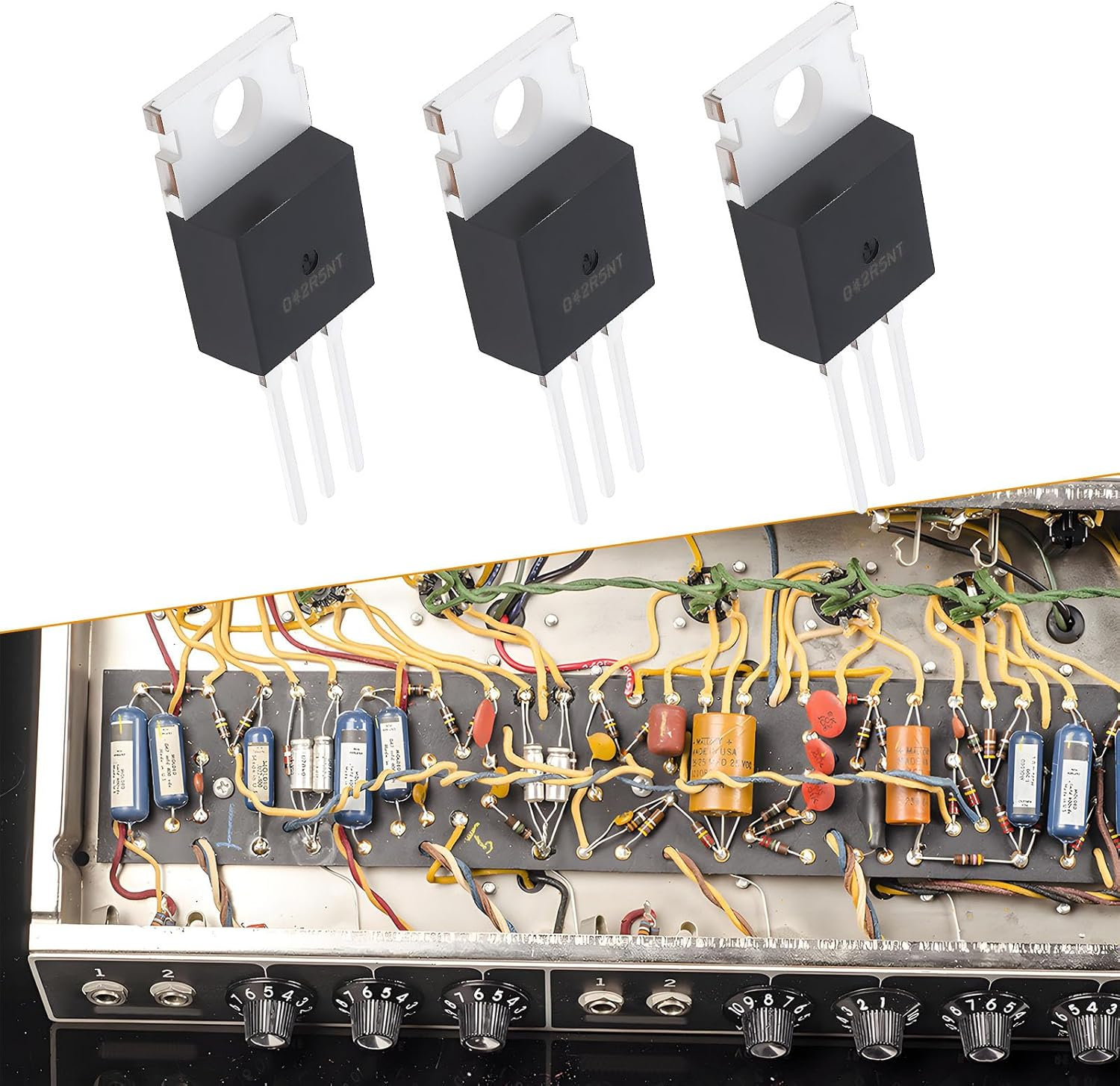 YINETTECH 5Pcs SVT042R5NT MOSFET 40V 240A TO-220 Power Transistor for ESC RC Models, Tools, Industrial Applications image number 3