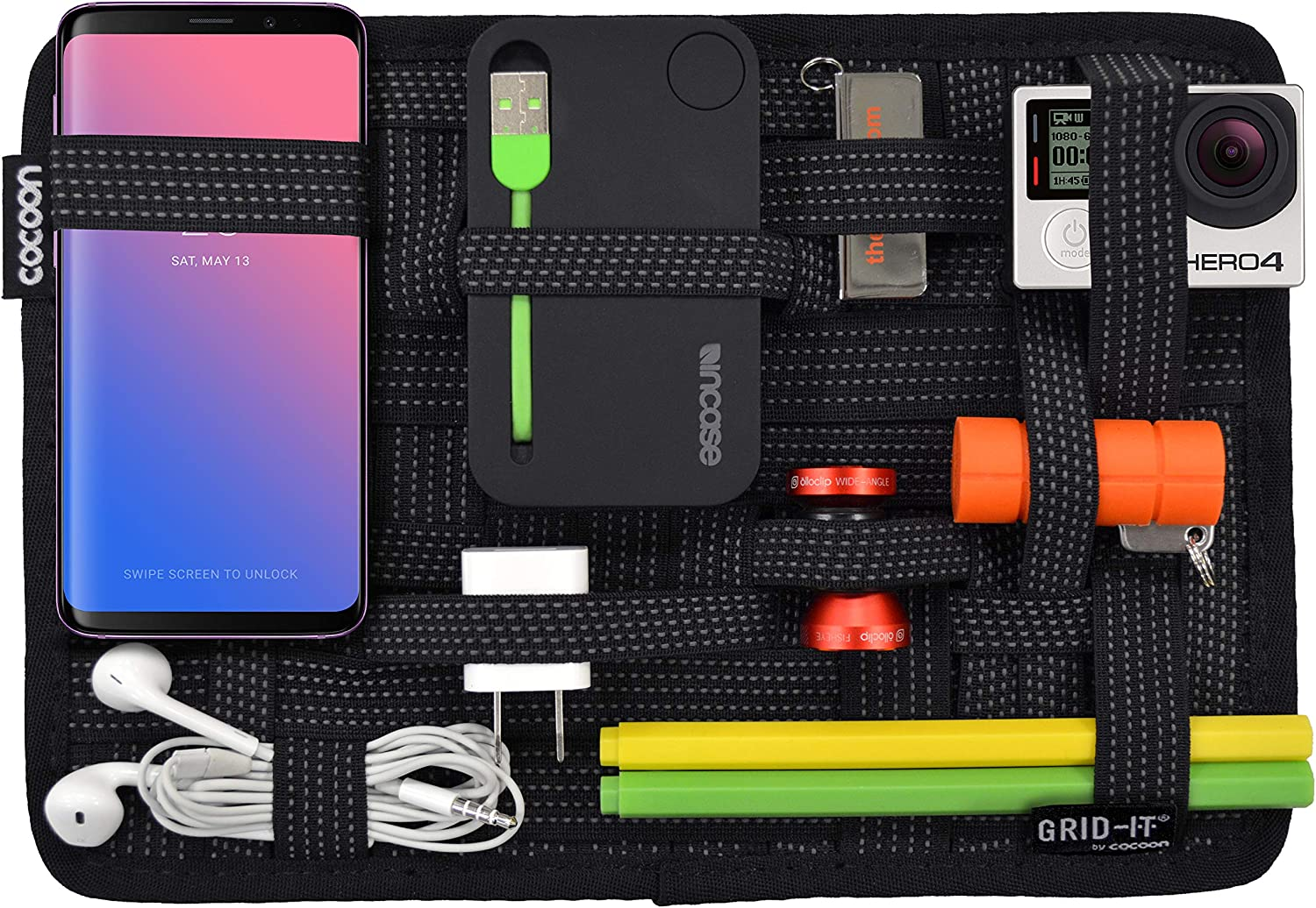 Cocoon CPG8RD GRID-IT!&reg; Organizer Medium 10.5" X 7.5" (Racing Red)